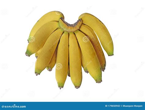 Bando De Bananas Isolado Em Fundo Branco Foto De Stock Imagem De