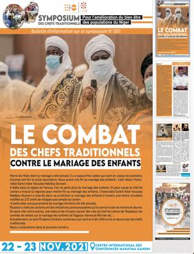 Unfpa Wcaro Niger Le Combat Des Chefs Traditionnels Contre Le