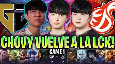 Chovy Vuelve A La Lck Con Geng Brutal Gen Vs Kdf Game 1 Lck Summer