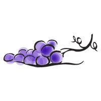 grapes clip art transparent hq png  freepngimg