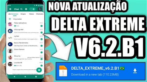 Saiu Nova Atualização Delta WhatsApp Extreme Versão 6 2 B1 Extendida