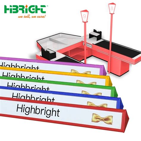 Checkout Counter Lane Divider Register Table Customer Bar Divider