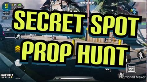 New Hiding Spot Standoff Prop Hunt Call Of Duty Mobile Glitch Youtube