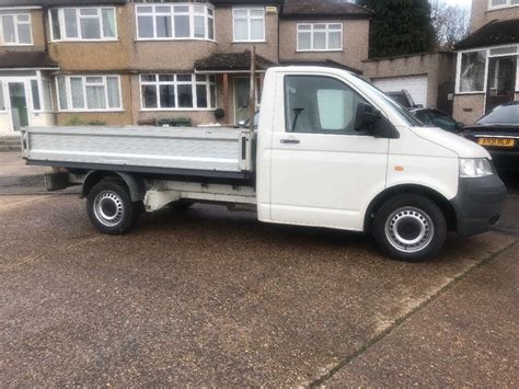 Volkswagon Transporter T30 104 TDI LWB Dropside Pick Up In Sutton