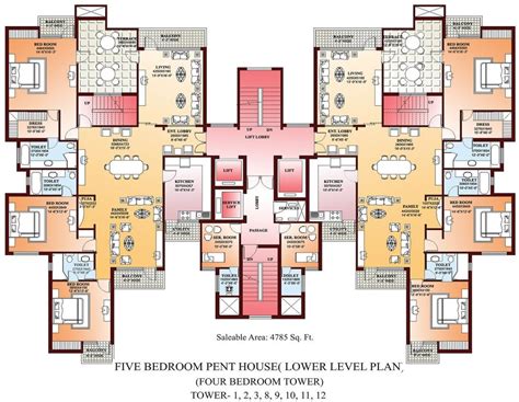 Luxury 9 Bedroom House Plans - New Home Plans Design