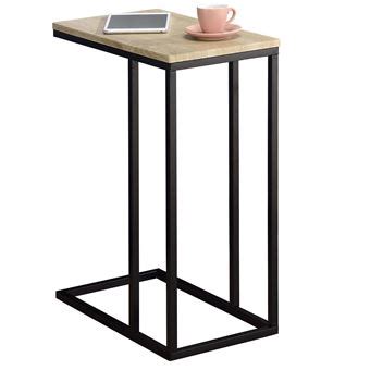 Table D Appoint Rectangulaire Debora En M Tal Noir Et D Cor Ch Ne