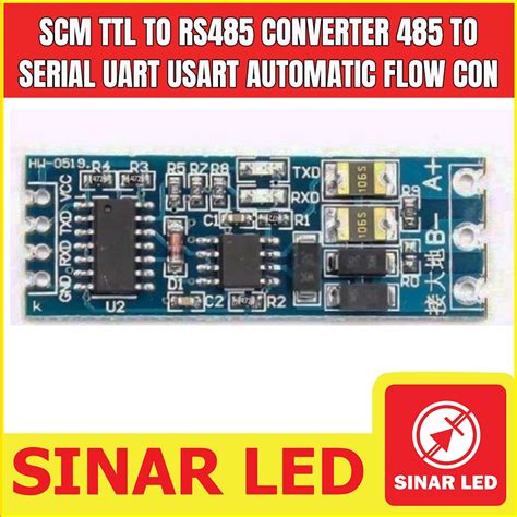 Jual Scm Ttl To Rs Converter To Serial Uart Usart Automatic Flow