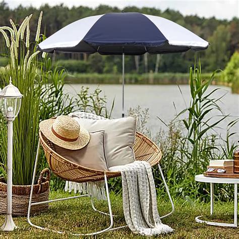 Grandmei Chair Umbrella With Clamp Inches Upf Clip On Parasol