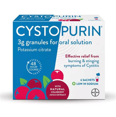 Cystopurin Cranberry Flavoured Granules 3g Pack Of 6 The French Pharmacy