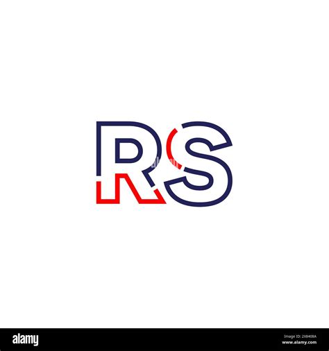 Rs Tech Logo Concept Design Stock Vector Image Art Alamy