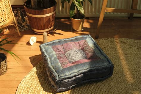 Restocked Square Meditation Cushion Etsy