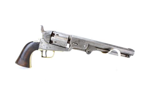 Rare Colt Brevete Navy Revolver Inspected By Monsieur Devo