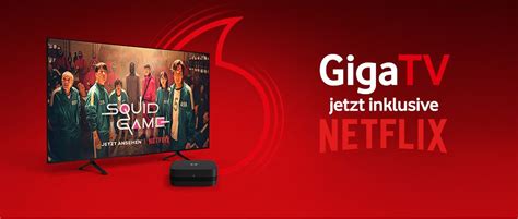 Vodafone Gigatv Mit Netflix Buchen Jetzt Angebote