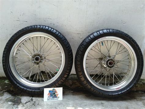 Jual Wheelset Supermoto Klx Velg Tk Japan Tromol Roz Ban Corsa Nor For