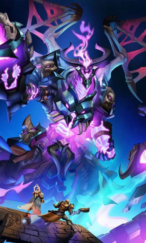 Paladins, Abyssal Lord Drogoz, video game, 480x800 wallpaper 480x800 ...