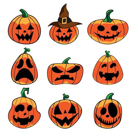 Jack O Lantern Draw For Halloween Concept 12211429 Vector Art At Vecteezy