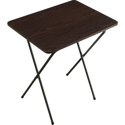 Folding Tray Table, Espresso - Walmart.com - Walmart.com