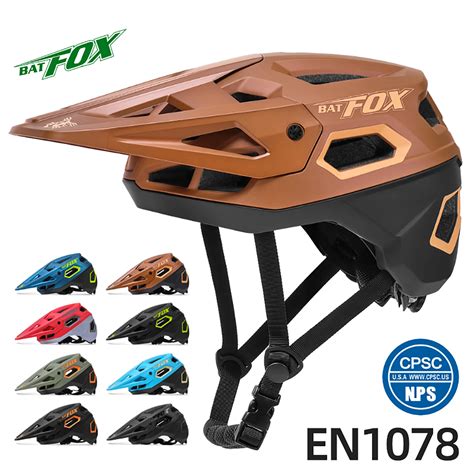 Batfox Yeni Bisiklet Dh Mtb Bisiklet Kask Entegral Kal Pl Yol Da