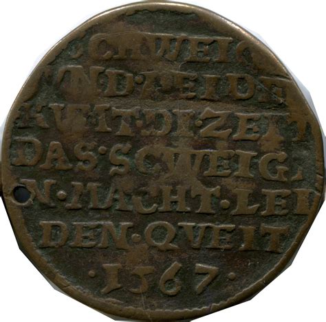 Counter Token Johann Wilhelm Sachsen Alt Weimar Lectorat De Saxe