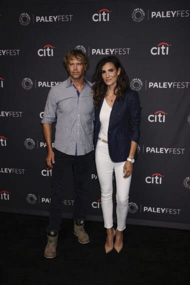 NCIS Los Angeles Daniela Ruah Eric Christian Olsen Team Up Behind