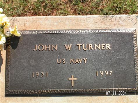 John Wesley Turner 1931 1997 Mémorial Find A Grave