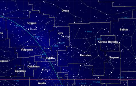 Map Of The Constellations In The