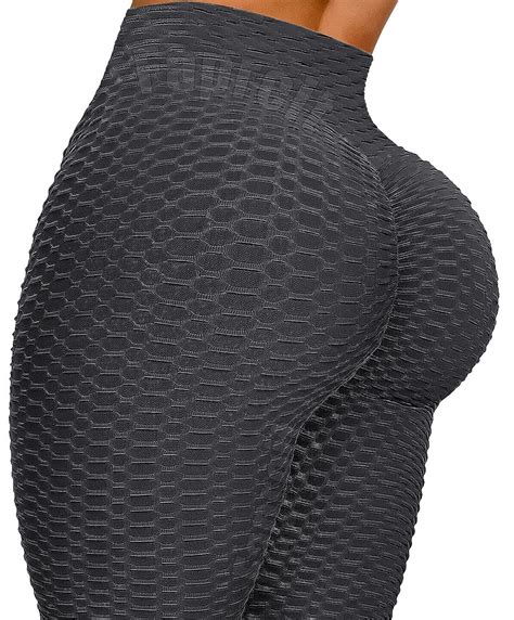 Buy Hurmes Womens High Waist Yoga Pants Ruched Butt Lifting Booty