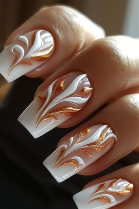 April Nails 2024 💅 Sparkle With White Nail Art Magic 💅 In 2024