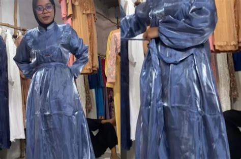 Gamis Shimmer Jadi Tren Baju Lebaran 2024 Yang Viral Di Tiktok Parapuan