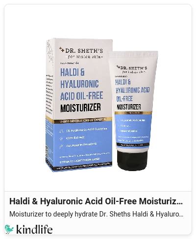 Dr Sheth S Haldi Hyaluronic Acid Oil Free Moisturizer 50g