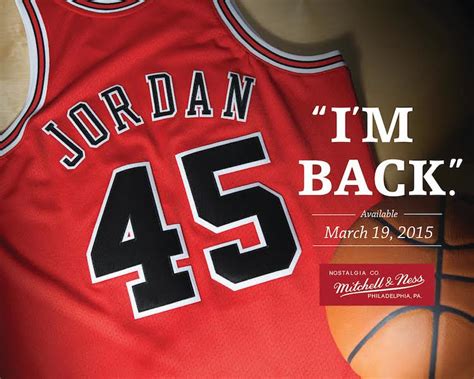 Mitchell and Ness Releasing Michael Jordan's No. 45 Throwback Jersey ...