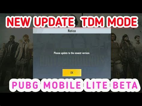 Pubg Mobile Lite Tdm Mode Update Pubg Mobile Lite Beta New Update