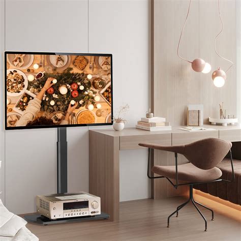 Buy Tavr Floor Tv Stand With Swivel Mount For Most To Inch Lcd