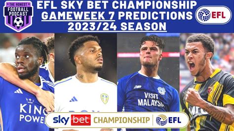 Gameweek Score Predictions Efl Sky Bet Championship Season