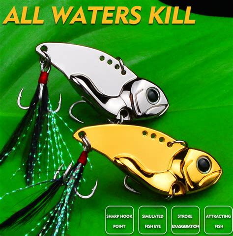 Pcs Set Metal Blade Fishing Lures G Hard Vib Crankbait Sinking