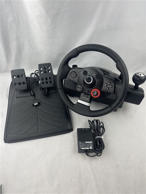 Logitech Driving Force Gt Racing Wheel With Foot Pedals Pc Ps Ps E