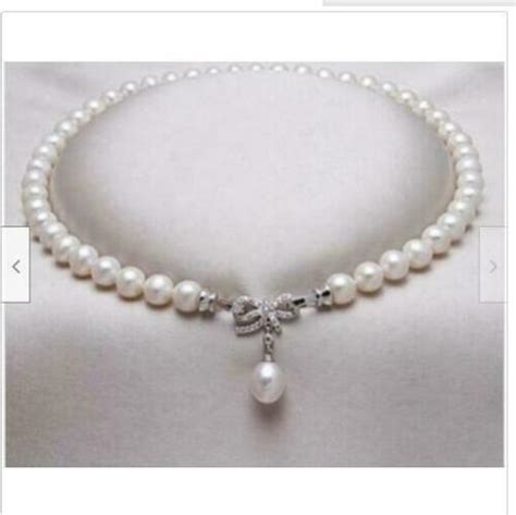 New Perfect 18 AAA 8 9mm Real Natural South Sea White Pearl Necklace