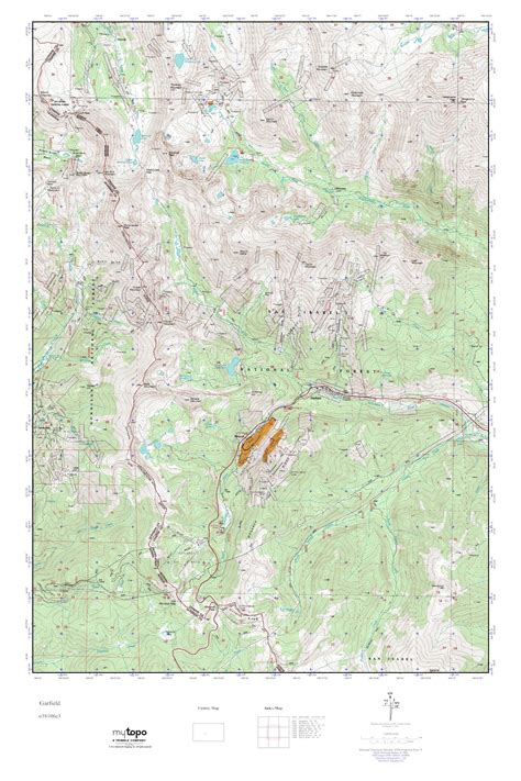 MyTopo Garfield Colorado USGS Quad Topo Map