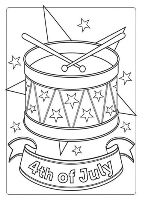 July 4th Coloring Pages Printable