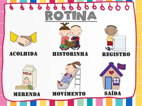 Rotina Diaria Educação Infantil - Imagens Rotina Educação Infantil - mantletips