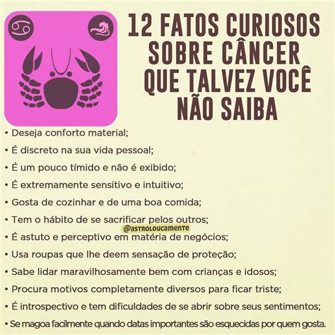 A Imagem Pode Conter Texto Signos Do Zodíaco Signo De Câncer