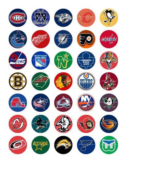 Printable nhl Logos