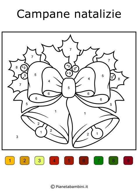 Conta E Colora Disegni Da Colorare In Base Ai Numeri Bc