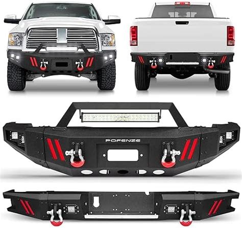 Amazon LONGSUN Front Rear Bumper Fit For Dodge Ram 2500 3500