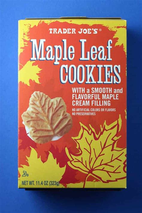 Trader Joe S Maple Leaf Cookies BecomeBetty