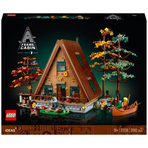 Lego Ideas 21338 A Frame Cabin Set For Adults Smyths Toys Uk