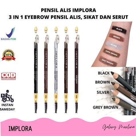 Jual Implora Eye Brow Pencil In Pensil Alis Pensil Serutan