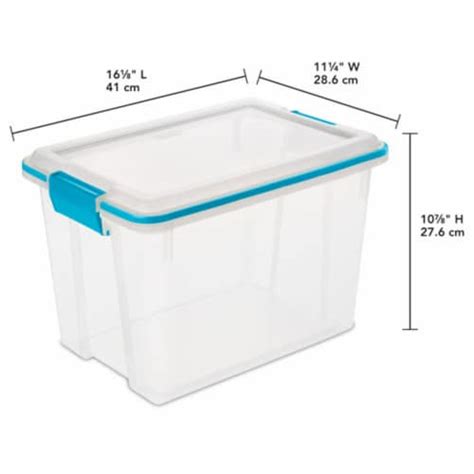 Sterilite Large 20 Qt Home Storage Container Tote With Latching Lids 12 Pack 12pk Fred Meyer