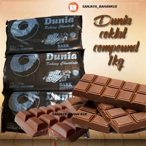 Jual DUNIA COKLAT BATANG 1KG DUNIA COKLAT BLOCK 1KG Shopee Indonesia