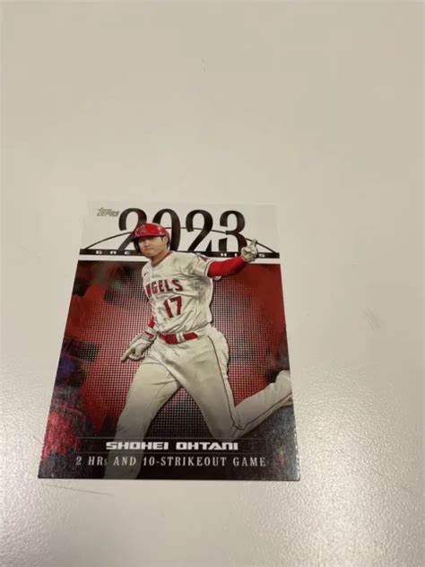 Shohei Ohtani Greatest Hits Topps Series Gh Angels Dodgers